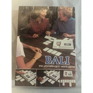 Bali the Ultimate card/word game  Avalon Hill, 1980